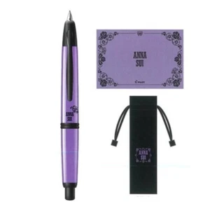 PILOT × ANNA SUI Capless Fountain Pen Limited 18K Gold Nib EF Japan Exclusive - Picture 1 of 4