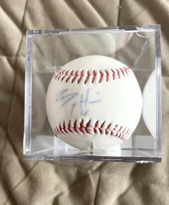 ⚾️ Billy Hamilton Autographed Academy Ball (Fading) w/ Plastic Cube B4 - Picture 1 of 8