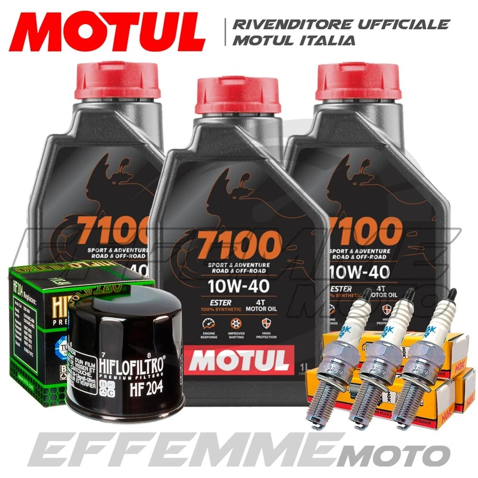 Tagliando YAMAHA MT-09 / MT09 Abs 2014-2020 (7100 10W40 + Filtro olio + Candele) - Immagine 1 di 1