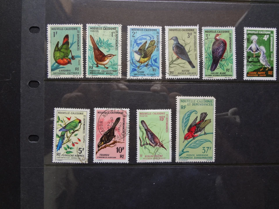 NEW CALEDONIA 1966 BIRDS SERIES ,USED SELECTION NICE LOT - Image 1 of 1
