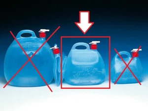 Brandrup Polyäthylen-Faltwasserbehälter  für 10 l Wasser, lebensmittelecht - Bild 1 von 1