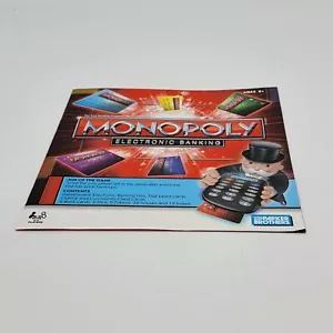 Monopoly Electronic Banking Ausgabe 2011 - Handbuch - Bild 1 von 3