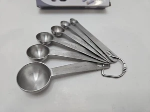 Stainless Steel 6pc Measuring Spoon Set - Picture 1 of 3
