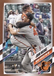 ️ 2021 TOPPS ACTUALIZACIÓN ORO - JOHN MEAN /2021 #US169 ORIOLES BALTIMORE - Imagen 1 de 1