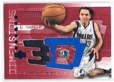 2003-04 Upper Deck UD Triple Dimensions 3-D Warmups Jersey #3DW6 Steve Nash /999