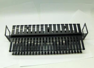 Panduit Patchlink WMPH2 Horizontal Cable Manager 19" Front & Rear 2U Black - Picture 1 of 3
