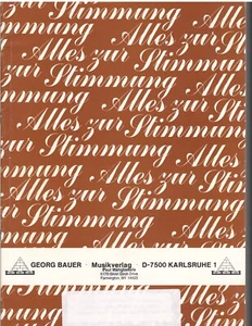 Alleszurstimmung German Band/Brass Quintet/Oktoberfest Band Sheet Music - Picture 1 of 3