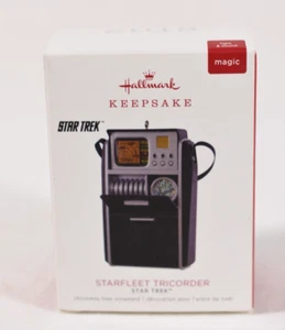 STAR TREK Flota Estelar Tricorder Sello Recuerdo Árbol de Navidad Adorno 2018 - Imagen 1 de 6