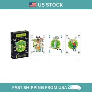 Winning Moves Waddingstons No1 Rick And Morty Playing Cards - NEW - Picture 1 of 3