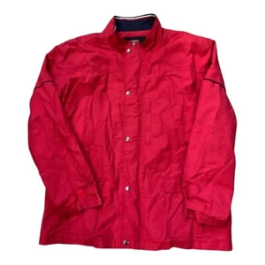Chaqueta Abrigo Gabicci Para Hombres Rojo Cremallera Completa Botones 3XL Mods Bolsillos Inteligentes Retro - Imagen 1 de 9