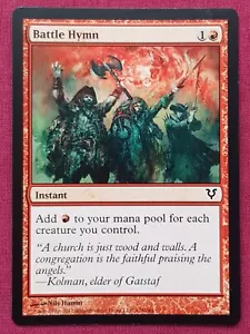 Magic The Gathering AVACYN RESTORED BATTLE HYMN red card MTG - Picture 1 of 2