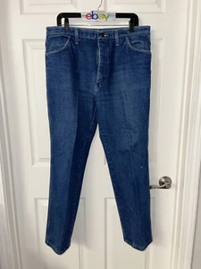 👖 Vintage Rustler Jeans Denim ANTIQUE Made in USA Men’s  UNISEX 38x30  #87621NY - Picture 1 of 10