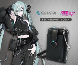 Vocaloid Hatsune Miku Multi Pouch Mini Shoulder Bag Leather Japan Limited - Picture 1 of 12