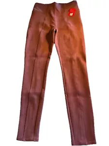 SPANX Leggings Damen Wildlederimitat in Rich Rose Größe M Neu mit Etikett - Bild 1 von 10