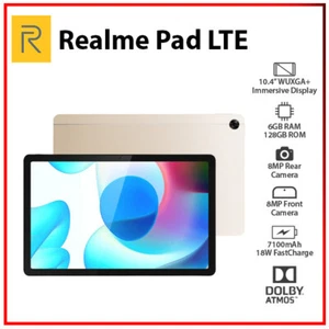 (Wi-Fi+4G) Realme Pad LTE DORADO 6 GB+128 GB versión global de ocho núcleos Tablet PC Android - Imagen 1 de 5