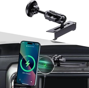 Magnetic Phone Mount with Wireless Charging for Ram Truck 2013-2018, Dash Mount  - Photo 1 sur 7