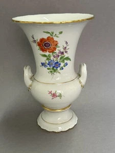 Meissen Wunderschöne Amphorenvase Henkelvase 1.Wahl - Bild 1 von 6