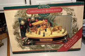 Mr. Christmas Vintage Christmas in Bethlehem Animated Musical Nativity Set 1997 - Picture 1 of 21