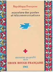 Timbre France Carnet Croix rouge 1961** - Photo 1/1