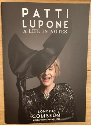 Patti Lupone  A Life In Notes  Concert Programme  London Coliseum 2025 - Image 1 of 4
