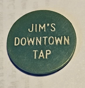 Jim's Downtown Tap Kiel, WI Plastic Good For Token (P-45) - Picture 1 of 2