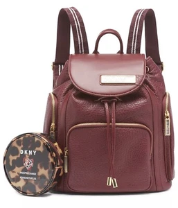 DKNY Rapture Backpack In Wine Color, (Flaw) - Picture 1 of 11
