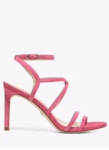 Sam Edelman Delanie Strappy Heeled Sandals UK 6 Azalea Pink - Picture 1 of 14
