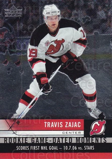 2006-07 Upper Deck Rookie Game Dated Moments #16 Travis Zajac - Image 1 of 1