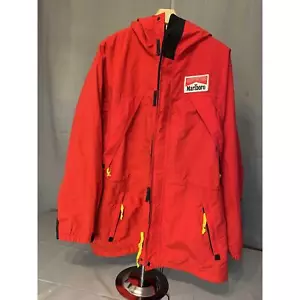 Vtg Rare Marlboro Adventure Team Spell Out Full Zip Hooded Mountain Jacket 90s L - Picture 1 of 7