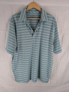 Vineyard Vines Poloshirt Herren Gr. XL blau grün gestreift Kurzarm Preppy - Bild 1 von 6