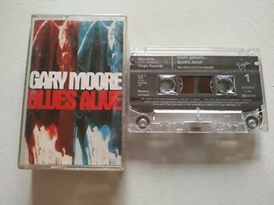 Gary Moore - Blues Alive - 1993 Virgin - Cinta Tape Cassette K7 Esp Am - Picture 1 of 5
