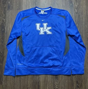 Nike Therma-Fit University Of Kentucky Men’s Sweatshirt UK Crew Neck Size M - Picture 1 of 13