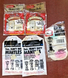 Vintage New-Old Lantern Mantles 4 Coleman 2 Century Primus 4 American Camper - Picture 1 of 5