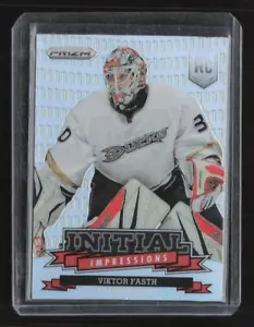 2013-14 Panini Prizm #II-11 Viktor Fasth Initial Impressions Silver Prizm RC - Picture 1 of 2