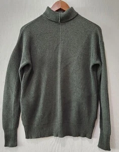 Lululemon Cozy Calling Sweater Womens Green Tur Pima Cotton and Yak - Picture 1 of 11
