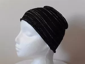Fair Trade FABULOUS! Nepalese Striped Hippy Headband Black Multi Colour (WHB14) - Picture 1 of 3