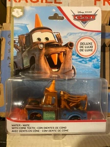 Disney Pixar Cars Cono Denti Mater Deluxe Mattel 1.55 Nuovo con scatola - Foto 1 di 2