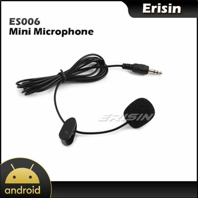 Mini 3.5mm Stecker Externen Mikrofone Clip Universal Für PC Bluetooth Autoradio - Bild 1 von 3