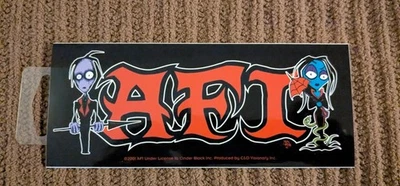 AFI -  Vintage Sticker Pop, Punk, Emo, Alternative NEW Sticker - Image 1 of 2