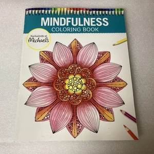 Mindfulness Adult Coloring Book Michaels Exclusive Stress Relief 54 Designs - Picture 1 of 9
