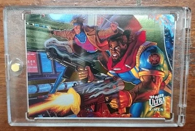 TEAM PORTRAIT 1994 Fleer Ultra X-Men Gambit, Bishop #8 of 9 FLAWLESS (10) 'MINT' - Image 1 of 4