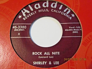 SHIRLEY & LEE-ROCK ALL NIGHT-ALADDIN GREAT ROCK'R - Picture 1 of 2