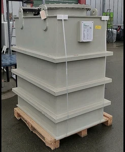 Weber PP-H Tank 1,34 m³ | Chemiebehälter, Industriebehälter, Kunststofftank - Bild 1 von 9