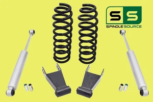 3" / 3" Drop Kit Coil Springs Shackles + Shocks FOR 04 - 08 Ford F-150 V6 - Picture 1 of 1