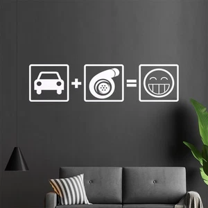 Turbo Boost Wandtattoo Wohnzimmer Wandaufkleber 1103 - Picture 1 of 204