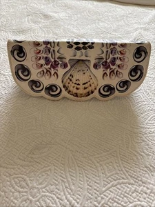 Lulu Guinness “SEASHELL” Handcrafted Clutch Bag. Vintage. Leather. - Picture 1 of 8