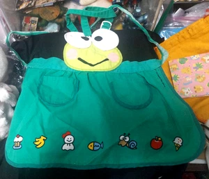 Sanrio Kinder Keroppi Schürze 1995 selten - Bild 1 von 7