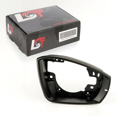 Cadre de rétroviseur extérieur Couvercle Droit Noir pour VW Polo 6R Up Seat Mii - Photo 1/4