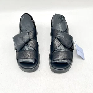 Aerosoles Fez Women's Elastic Platform Sandals, Size: 5 Medium, Black - Picture 1 of 7