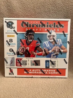 2022 Panini Chronicles Draft Picks Football Hobby Box - Factory Sealed - Image 1 of 4
